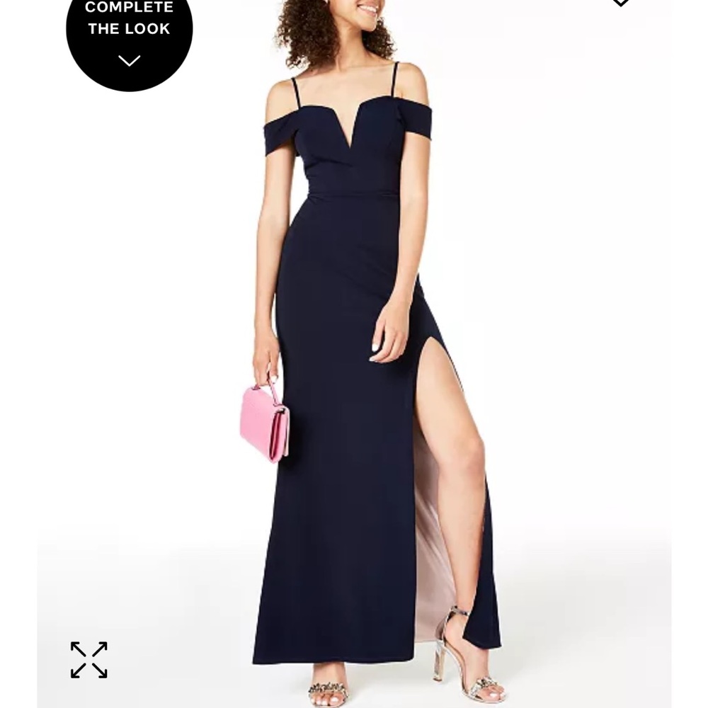 Navy blue formal dress